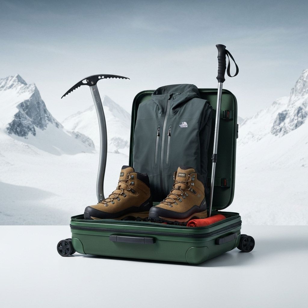 The Perfect Suitcase for an Alpine Getaway